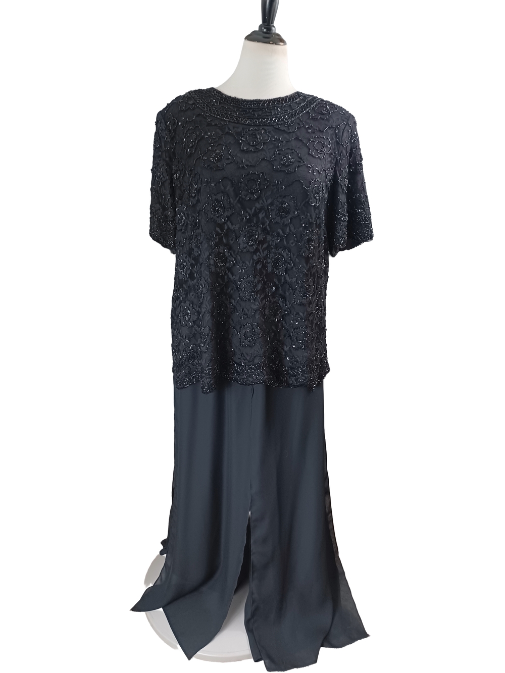 CANDLELIGHT AND CHAMPAGNE 2 PIECE SPECIAL OCCASION SET TOP/PANTS SIZE 18W